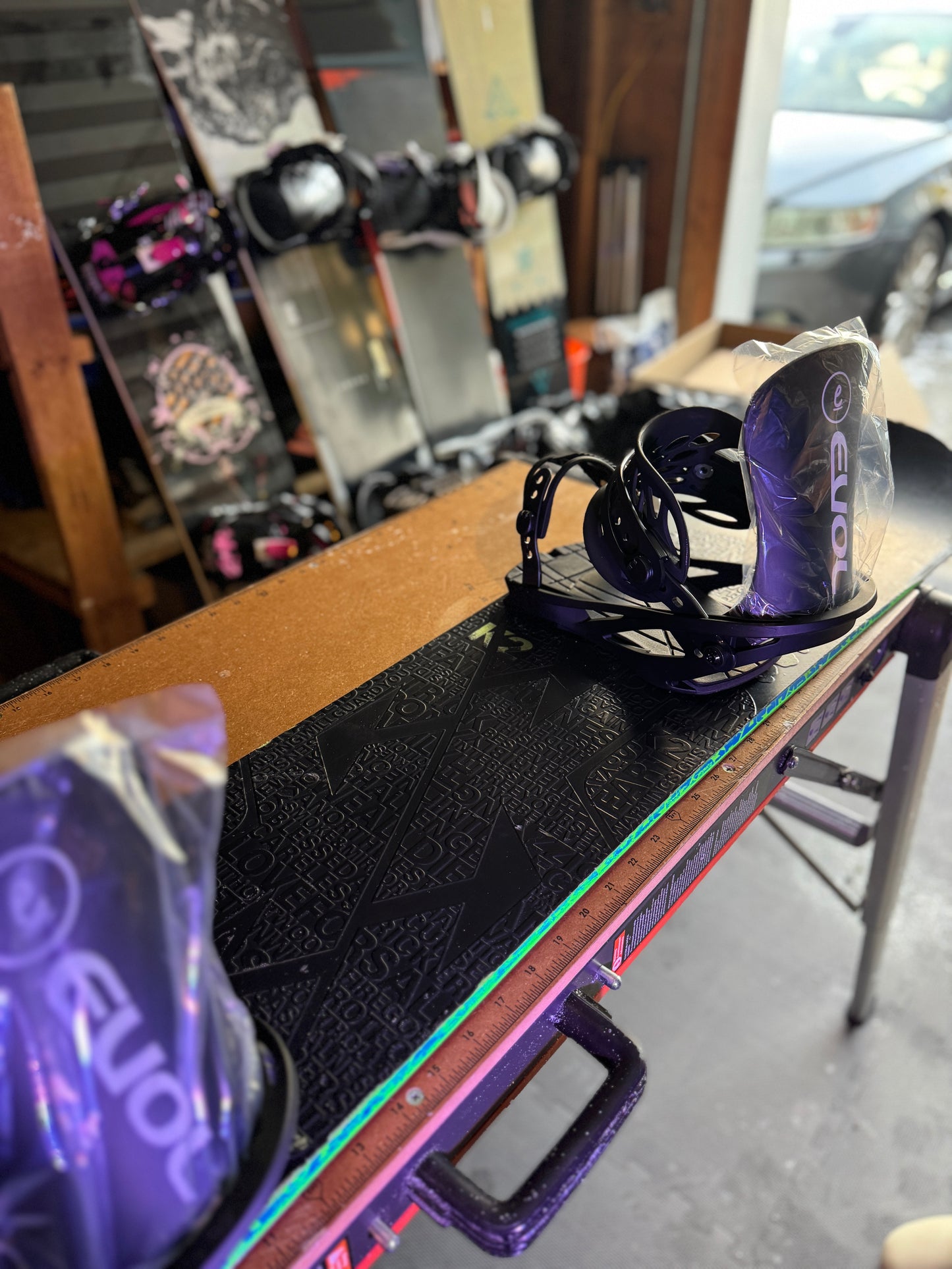 K2 Snowboard (158cm) with BRAND NEW 2024 Evol Bindings