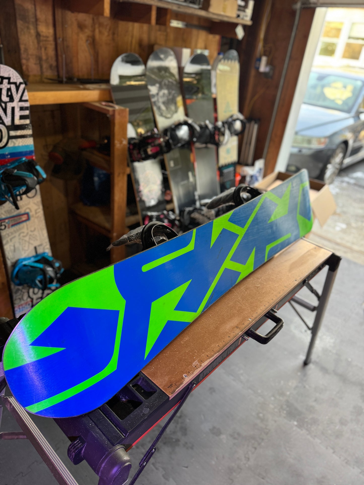 K2 Snowboard (158cm) with BRAND NEW 2024 Evol Bindings