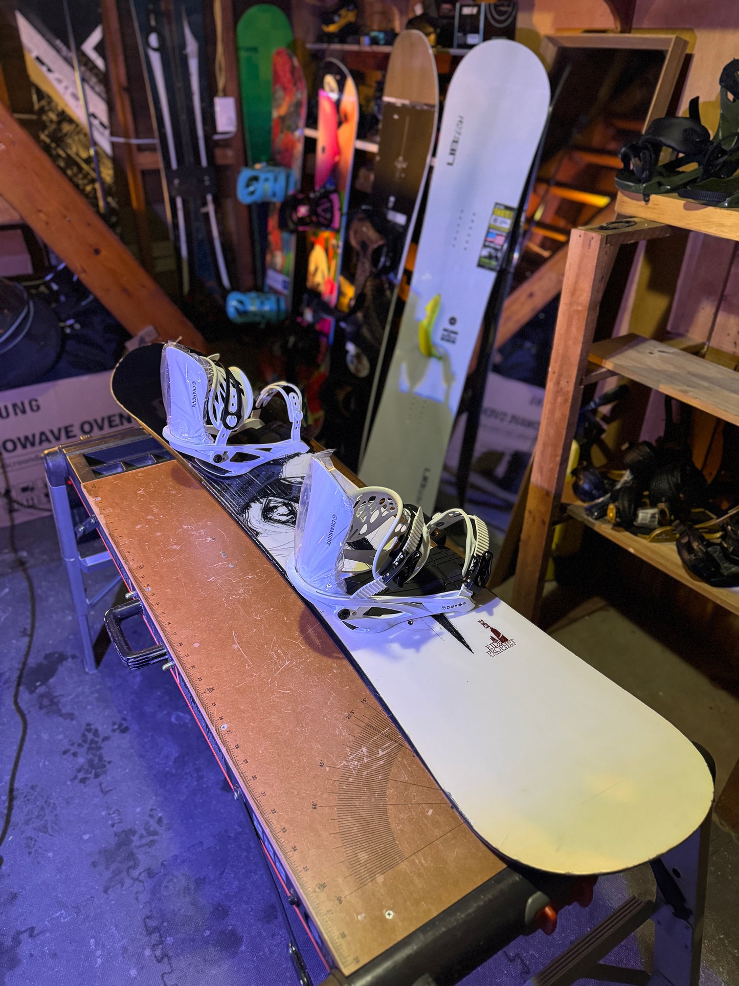 Ride Prophet 160 Snowboard + 2025 Chamonix Bindings (Brand New, Size Large)