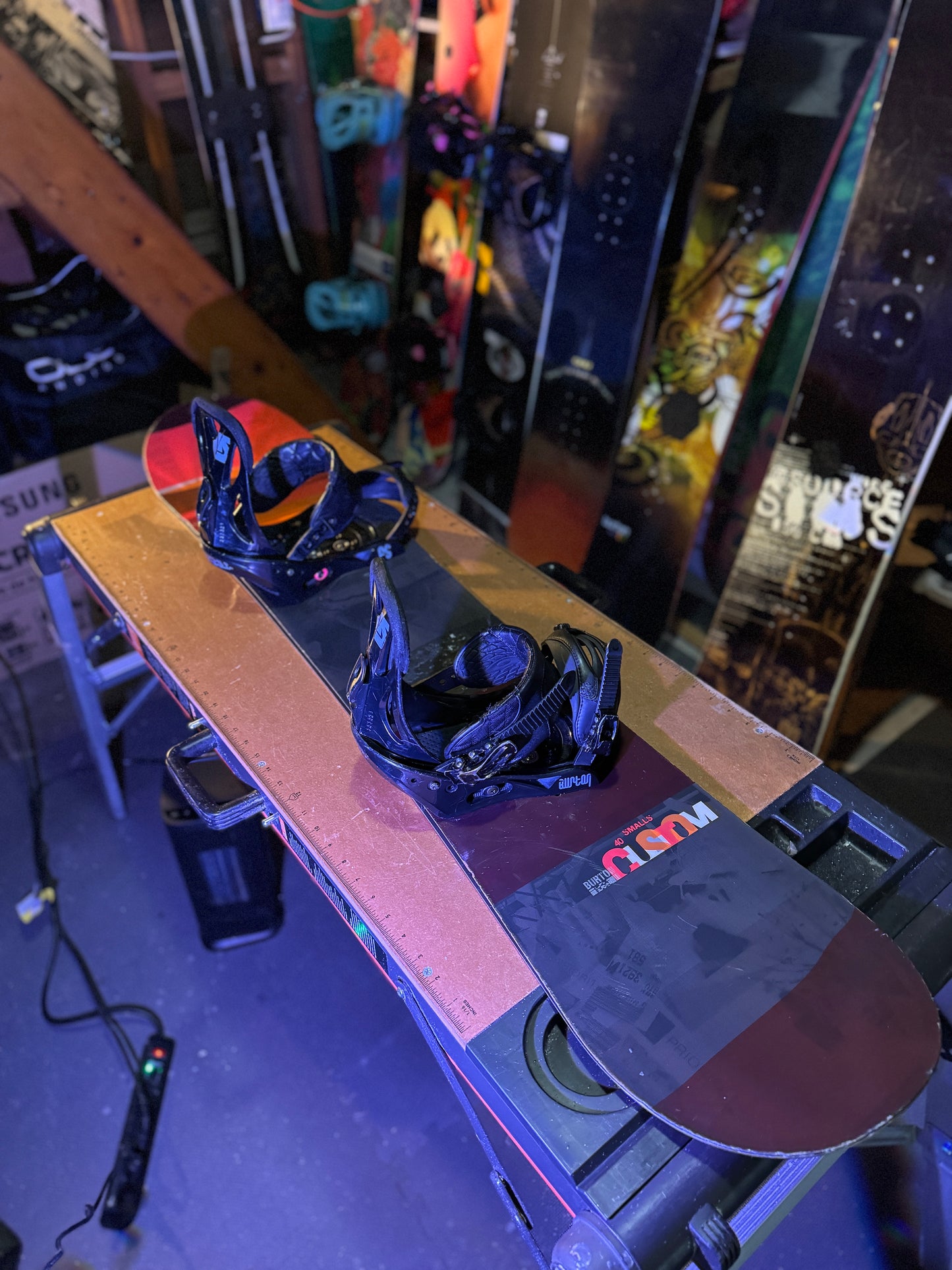 Burton Custom 140 w/ Burton Freestyle bindings Small