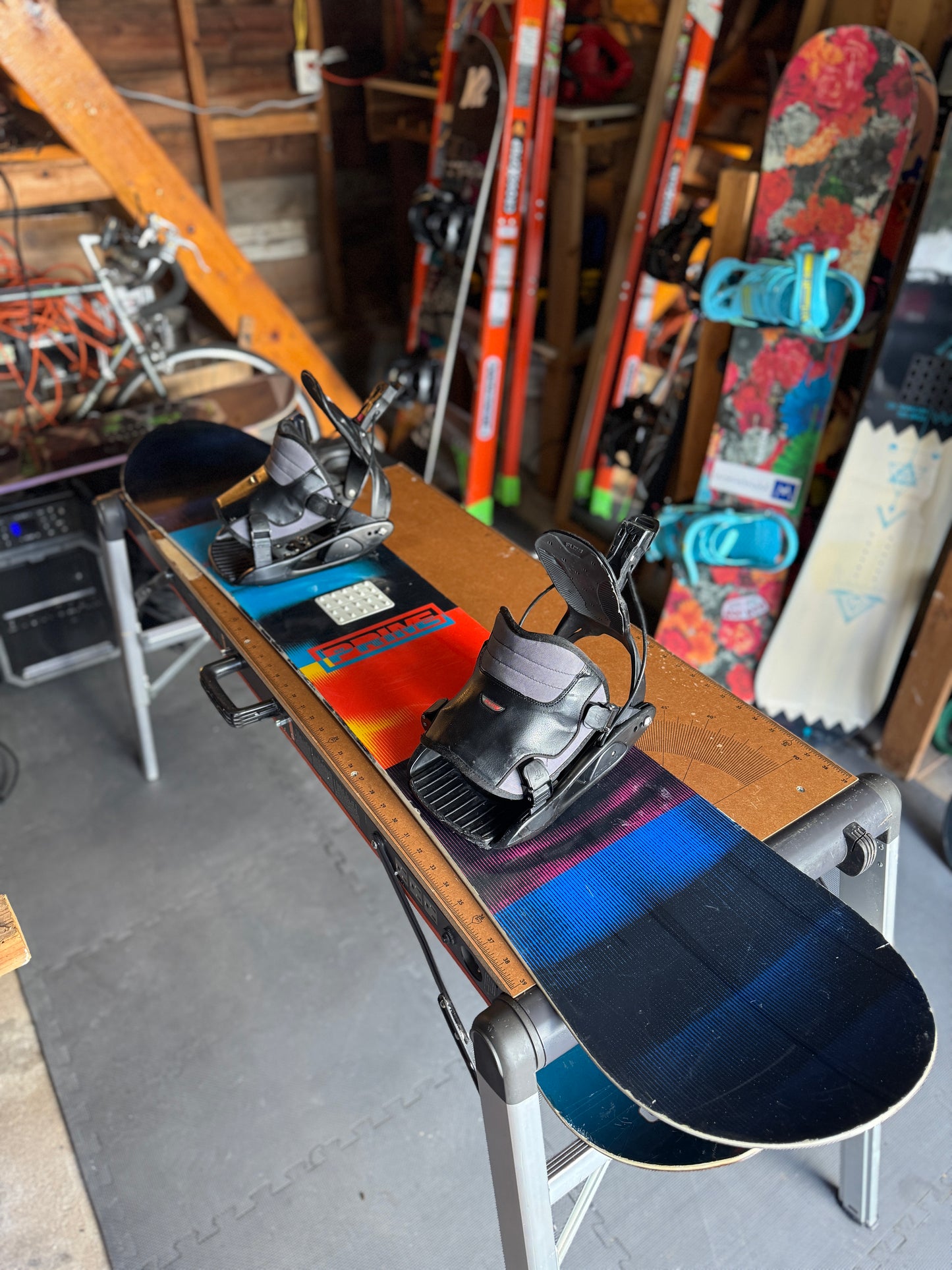 Nitro Snowboard w/ Step-On Flow Bindings