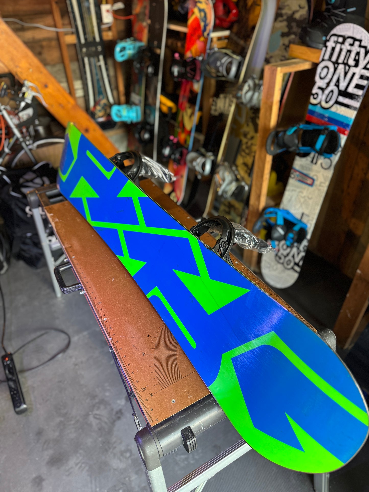 K2 Snowboard (158cm) with BRAND NEW 2024 Evol Bindings