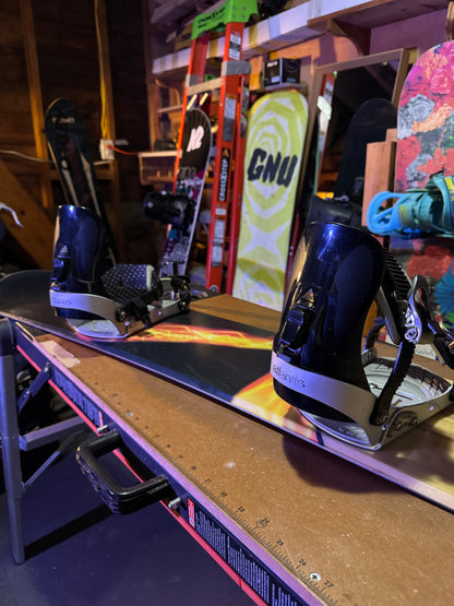 Aggression Arc Snowboard 154cm with Atlantis Bindings – Slope-Ready!
