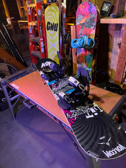Ride Snowboard 147cm with Roxy Bindings – Slope-Ready!